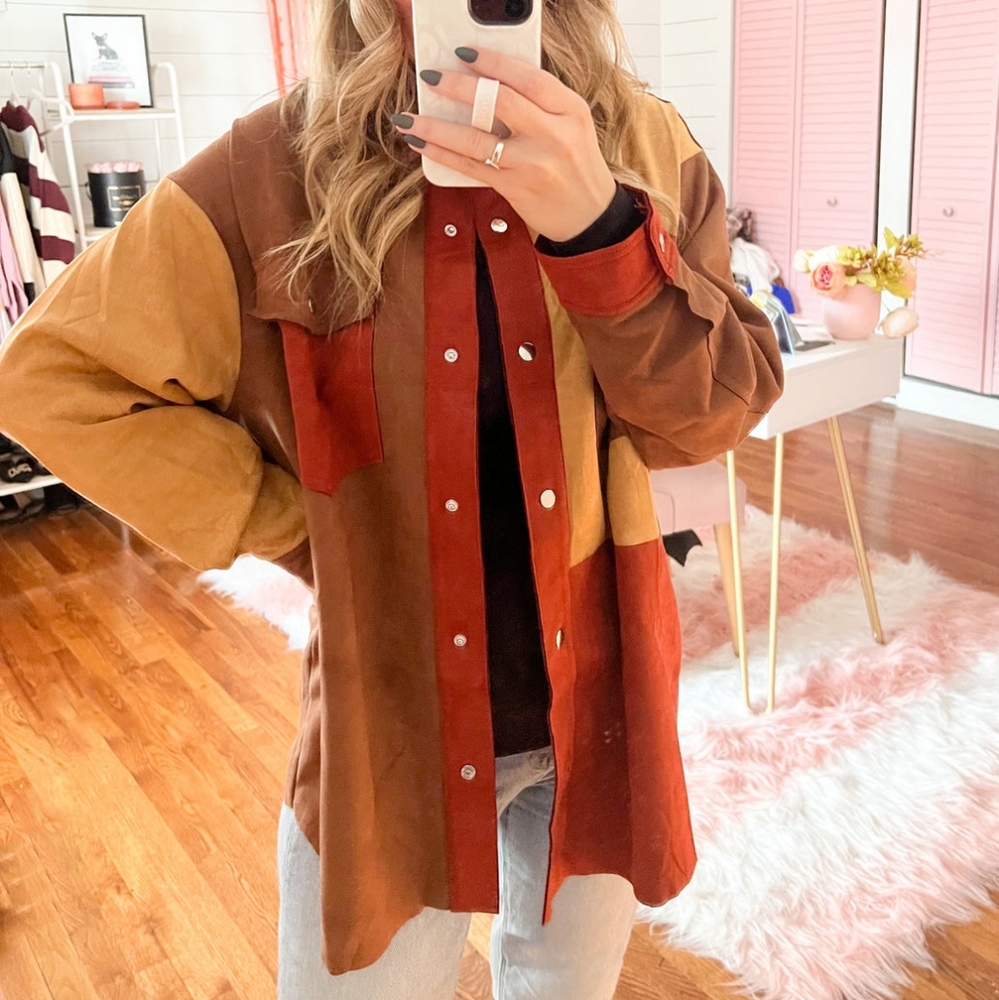 Brown Shacket - image 1